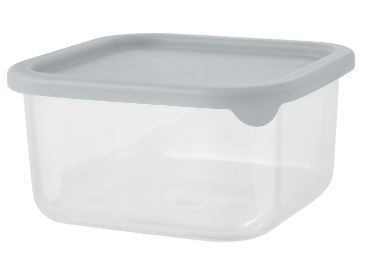 Банка для продуктов Sugar&Spice Vanilla квадратный 0,8л с гибкой крышкой трюфель